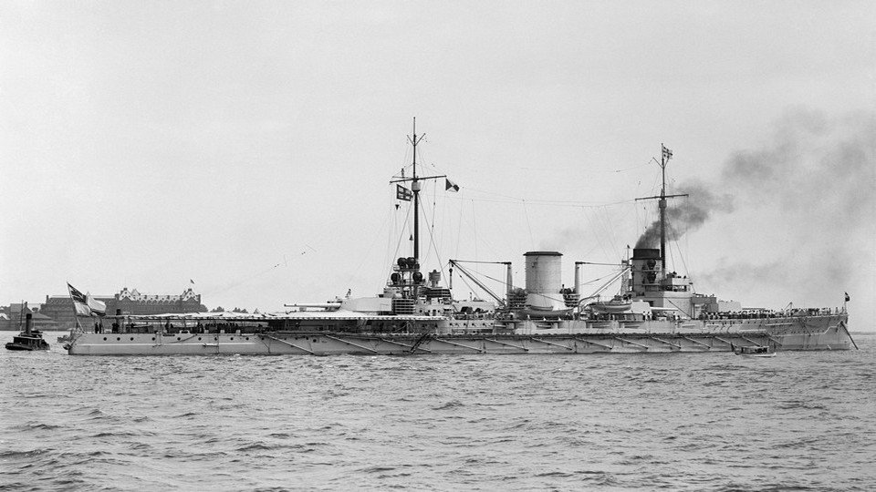 İngiliz Savaş Gemisi Kanvas Tablo