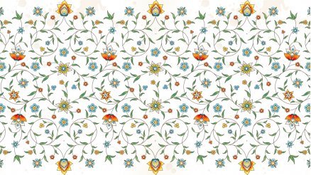 Osmanlı Desenli Kanvas Tablo