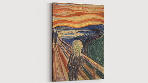 Edvard Munch The Scream-Çığlık Kanvas Tablo