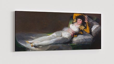 Francisco Goya Giyinik Maya Kanvas Tablo