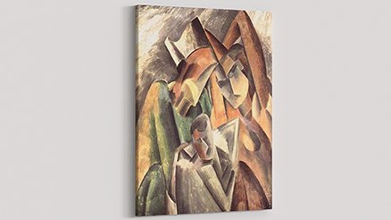 Pablo Picasso Harlequin ve Ailesi Kanvas Tablo