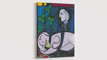 Pablo Picasso Çıplak,Yeşil Yapraklar ve Büst Kanvas Tablo