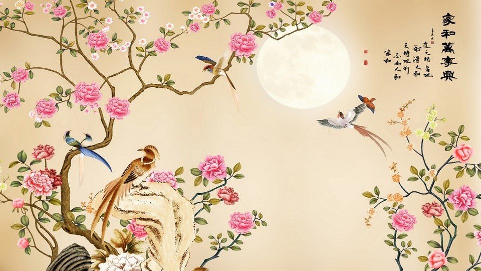 UD-200017007 - Uzak Doğu Temalı Kanvas Tablo