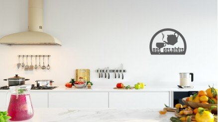 Mutfak - Hoş Geldiniz Duvar Stickeri