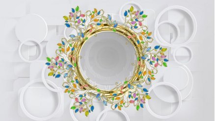 Floral Desenli Duvar Kağıdı