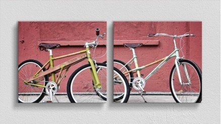 Çift Bisiklet Kanvas Tablo