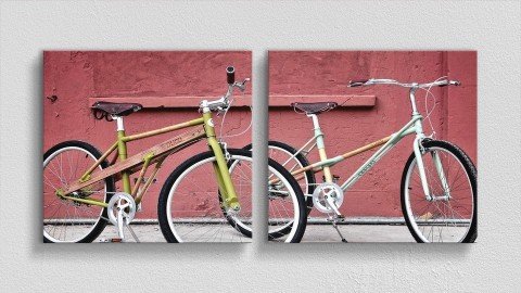 Çift Bisiklet Kanvas Tablo
