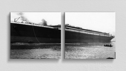 Tarihi Efsane Titanic Gemisi Kanvas Tablo