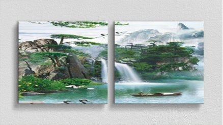 UD-200017061 - Uzak Doğu Temalı Kanvas Tablo
