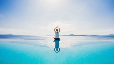 Doğaya Karşı Yoga Duvar Kağıdı