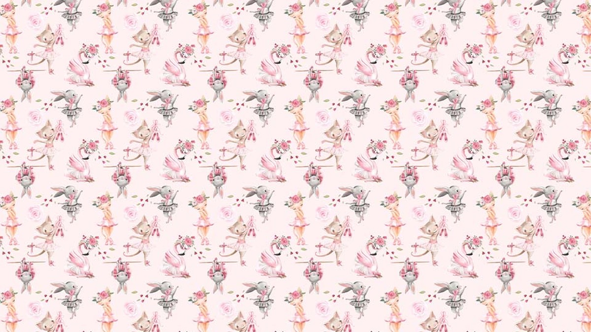 Şeker Kız Desenli Çocuk Duvar Kağıdı CCK-78609