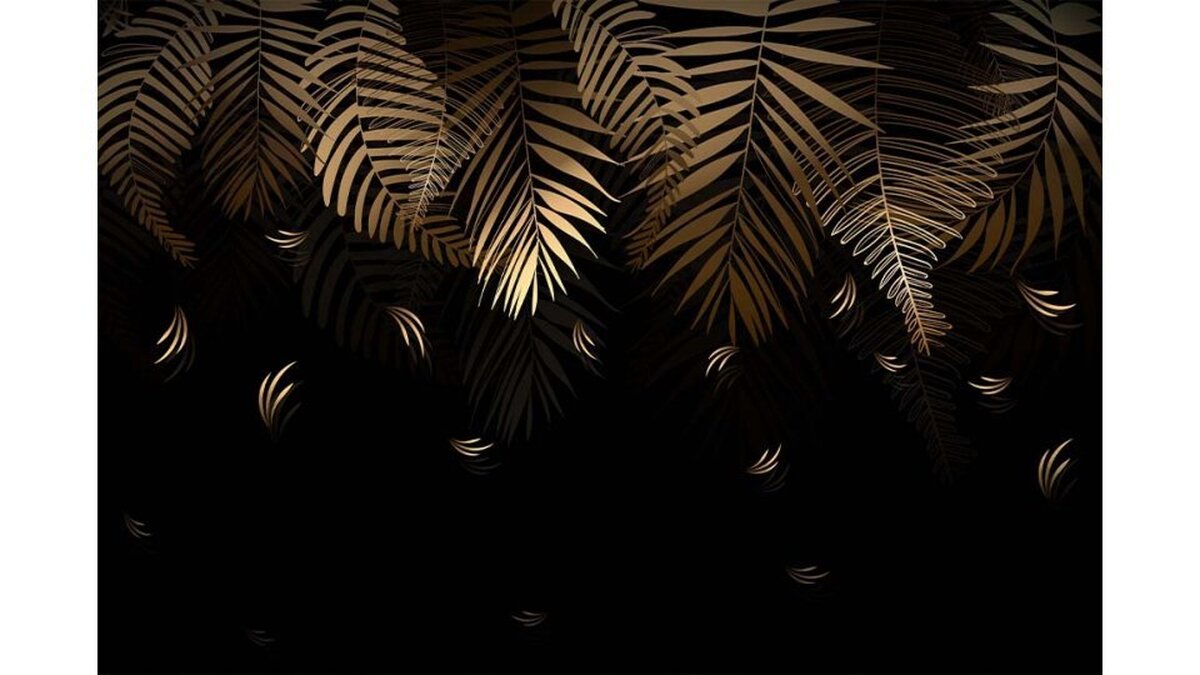  Yaprak Desenli Duvar Kağıdı PM-474