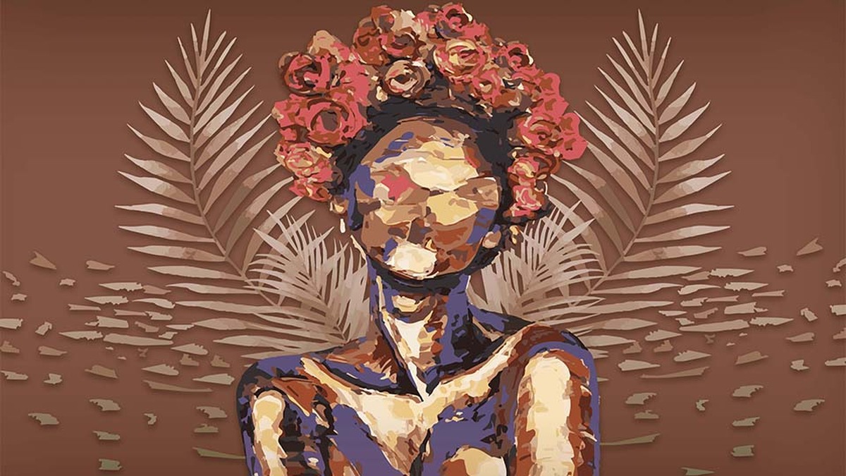  Frida Kahlo Desenli Duvar Kağıdı S-FR-TM-255