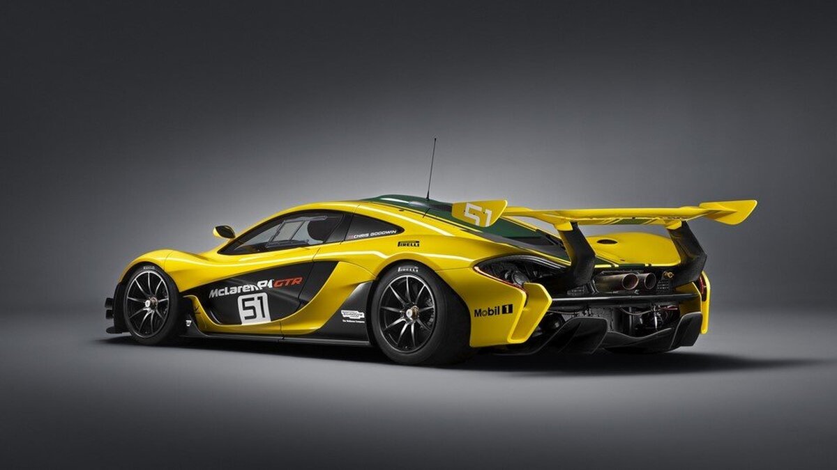 Sarı McLaren P1 Duvar Kağıdı