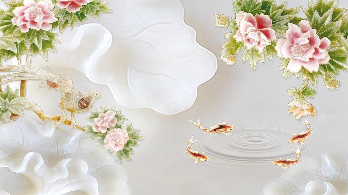 Gül Temalı Duvar Kağıdı