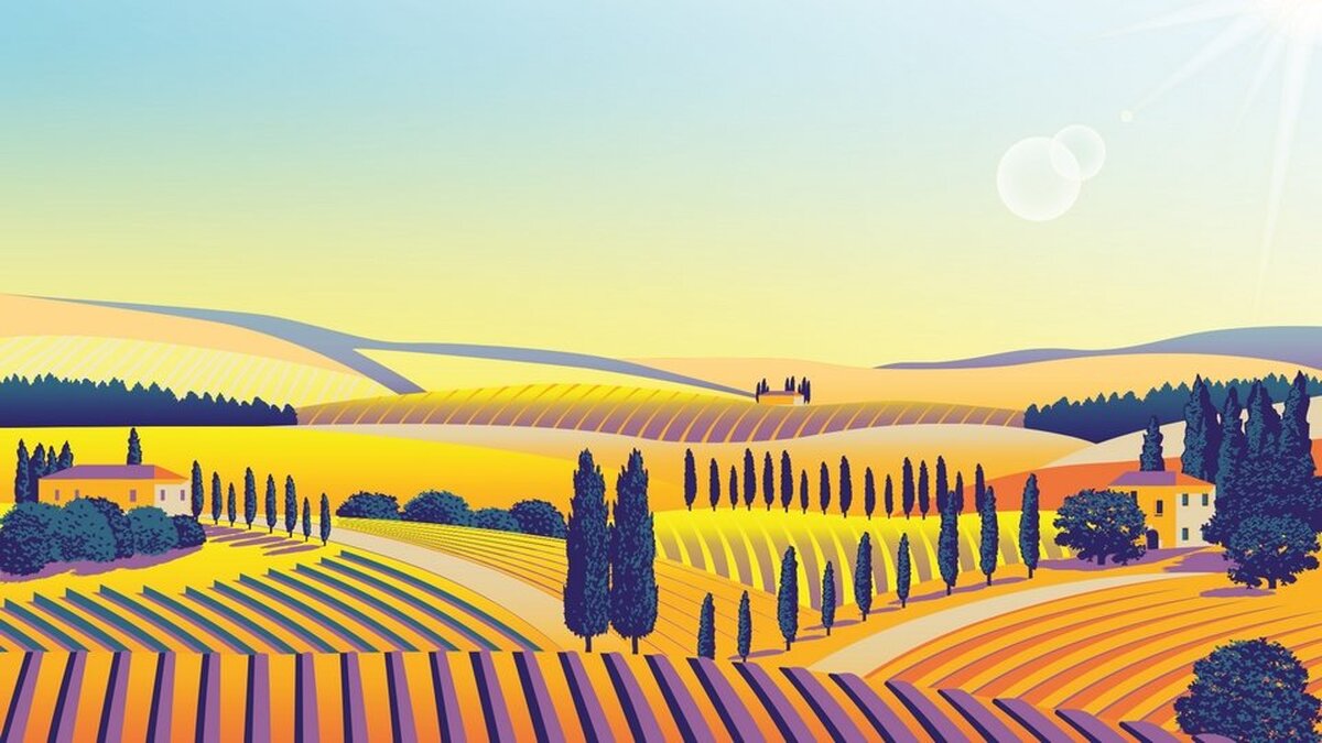 Renkli Çizim Duvar Kağıdı