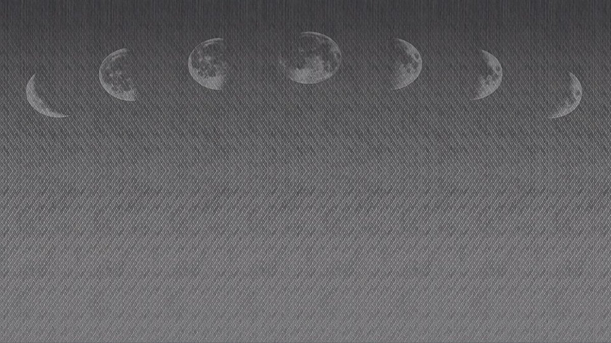 Ay'ın Halleri Vintage Duvar Kağıdı 