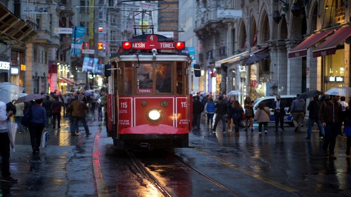 Beyoğlu-Taksim Tramvayı Duvar Kağıdı