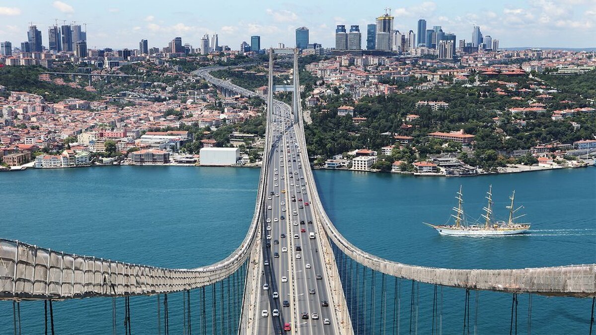 Boğaz Köprüsü Üzerinden Çekilmiş Fotoğraf